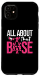 Coque pour iPhone 11 Cheerleading Funny All About That Base Cheer Leader Girls