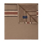 Lexington Side Striped Soft Quilted sengetæppe 240x260 cm Beige