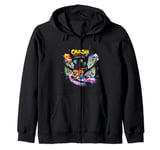 Crash Bandicoot 4: It's About Time Island Shards Game Poster Zip Hoodie