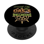 Oasis of Wellbeing - Crescent City PopSockets Adhesive PopGrip