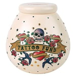 Pot Of Dreams Ceramic Money Pot Smash Money Box Savings Jar - Tattoo Fund