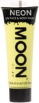 Moon Glow - 12ml Neon UV Face  Body Paint - Pastel Yellow