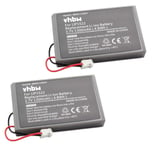 2x Battery for Sony CUH-ZCT1E CUH-ZCT1H CUH-ZCT1U Dualshock 4 1300mAh 3.7V