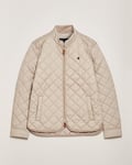 Morris Teddy Quilted Jacket Beige