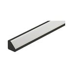 Capuchon pour profilé d'angle YT04 - Longueur : 1,5 mm - Aluminium - Noir