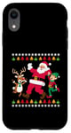 Coque pour iPhone XR Pull de Noel Idée de Christmas Pere Noel Pain D'epice Noel