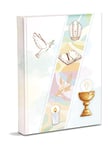 Communion and Confirmation Photo Album 23 x 30 cm 60 White Pages in Thick and Durable Cardboard Intervaled with Pergamation, Communion and Confirmation