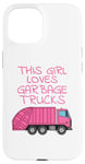 iPhone 15 This Girl Loves Garbage Trucks, Female Truck Driver Case