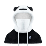 Qunature Ski Balaclava för Barn/Vuxna Storlek M Panda - Svart/Vit