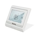 KETOTEK Thermostat Chauffage au Sol Eau Programmable 3A, Numérique Thermostatique Plancher Chauffant à Eau 220V