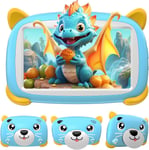 U7 Tablette Enfants 7 Pouces,Tablette Android 4Go Ram + 32Go Rom/Tf 1Tb Contrôle Parental,Tablette Tactile Gms Certified/Double Caméra/Wifi/Type C,Bleu