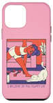 iPhone 12 mini Fluffy Cat Yoga Stretch Cozy Home Yoga Cute Retro Comic Case