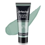 Artecho Peinture Acrylique 120ml Vert Sauge, Acrylic Paint, Peinture pour Toile, Tissu, Bois, Roche, Papier, Verre.