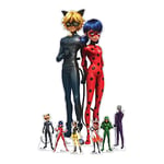 Star Cutouts SP016 Miraculous Party Pack Carton découpé Hauteur 135 cm Miraculous : Tales of Ladybug & Cat Noir