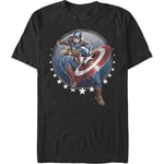 Captain America Shield Toss Marvel Comics T-Shirt