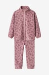 Name it mini - Fleeceset nmnSpektra Fleece Set Aop FO - Lila