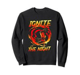 Women Fire Spinner Ignite The Night Fire Spinning Sweatshirt