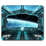 Computer Mouse Mat - Cool Alien Spaceship UFO Earth Sci-Fi Office Gift #8775