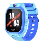 Montre Connectée Enfant 4g Appel Vidéo Sos Étanche Smartwatch Bleu Yonis