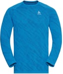 Odlo Base Layer Top Crew Neck Long Sleeve Blackcomb Light Eco Homme