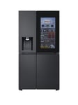 Lg Gsxe91Evad 628L Smart Inverter American Style Fridge Freezer Essence Black Steel