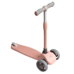 LUO Kick Scooters Folding Kick Scooter for Girls Boys, Wheeled Scooter, PU Flash Wheel, Multi-function Balance Scooter, Suitable for 2-14 Years Old (Color : Pink)