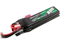 Gens Ace 25C 800Mah 3S1p 11.1V Nunchuck 3X Lipo-Batteri För Airsoftvapen Med Deans(T)-Kontakt