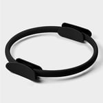 AHAI YU Yoga Circle Yoga Ring Home Pilates Training Ring Yoga Circle Dual Grip Pilates Resistance Ring High Resistance Fitness Ring Medium Size (Color : BLACK, Size : 50 * 50 * 10)