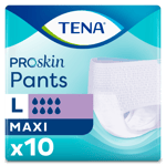 TENA Pants Maxi Adult Pull Up Incontinence Pants Size Large 4 x Packs 10