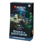 Deck Commander Magic: The Gathering Meurtres au manoir Karlov - Pêche aux indices (deck de 100 cartes, booster collector échantillon de 2 cartes + accessoires) (Version Anglaise)