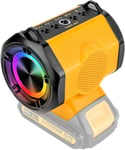 Haut-Parleur Portable Sans Fil Pour Batterie Dewalt 18V 54V, Petit Haut-Parleur Sans Fil Pour Les Chantiers, La Maison Et Les Fêtes (Batterie Non Incluse) [Q412]