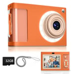 Digital Camera,ARNSSIEN 1080P Vintage Digital Camera for Kids,2.4” Screen Kids Digital Camera with 16 LED Filling Lights, Cheap Digital Camera Gift for Older Kids, Teens, Students, Beginners