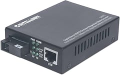 Kaksisuuntainen mediamuunnin Intellinet WDM Gigabit, yksimuoto, 100/1000 BASE-T RJ45/1000BASE-SX SM SC