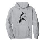 Fox Raising A Glass of Sparkling Champagne, Pop the Bubbly Pullover Hoodie