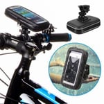 Support Étanche Pour Vélo Compatible Iphone 10/8/7/6s/5/5c/5s Et Android De Taille Similaire Rotation Ajustable 360 °