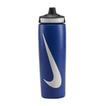 Nike Unisex Refuel Gripped Water Bottle (Game Royal/Black/White) - Navy/Blue - One Size