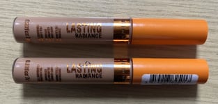 Rimmel Lasting Radiance Concealer & Eye Illuminator Shade 070 Fawn x 2 (A1)