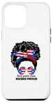 Coque pour iPhone 15 Pro Max Drapeau noir afro portoricain fille femme fille porto rico pr