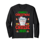 Family Christmas Cruise 2025 Vacation Cruise Ship Christmas Long Sleeve T-Shirt