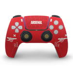 OFFICIAL ARSENAL FC LOGOS VINYL SKIN DECAL FOR PS5 SONY DUALSENSE CONTROLLER