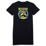 X-Men Wolverine Bio Women's T-Shirt Dress - Black - M