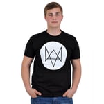 Watch_Dogs Fox T-Shirt Black Extra Large (US IMPORT)