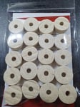 Cymbal Felts 35mm x 12mm White Wool pack of 20 Free Postage 1st class post