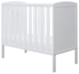 Ickle Bubba Coleby Space Saver Cot And Mattress - White