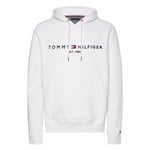 Sweat à capuche Tommy Hilfiger avec manches longues et col à capuche blanc