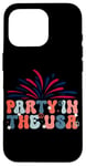 iPhone 16 Pro Party In The USA Patriotic Fun Design Case