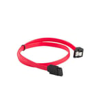 Cable sata iii lanberg 6gb/s femelle femelle angle metal clip 0.5m