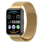 Huawei Watch Fit 2      Milanese Loop Strap   Gold