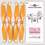 Master AirScrew Phantom 4 (Adv/Pro) - Propellrar (orange, 4-pack)