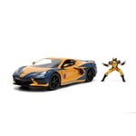 CHEVROLET Corvette 2020 + Figurine WOLVERINE - 1:24 JADA 33354